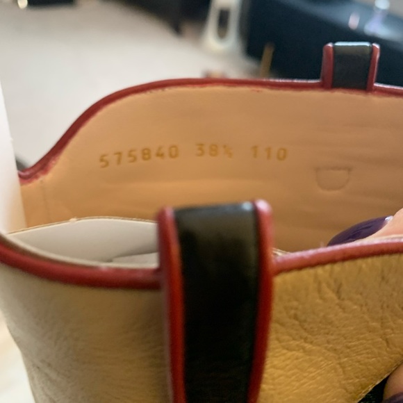 NWT Gucci Zummi GG Horsebit Striped Knee High Boots 38.5 - Picture 4 of 5